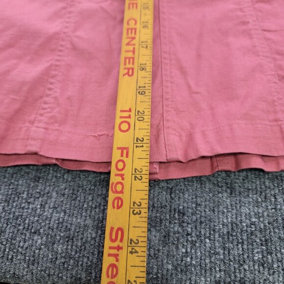 Baxter & Wells Womens Sleeveless Button-Down Shirt Vest XL Cotton Mauve Pink - Picture 8 of 8